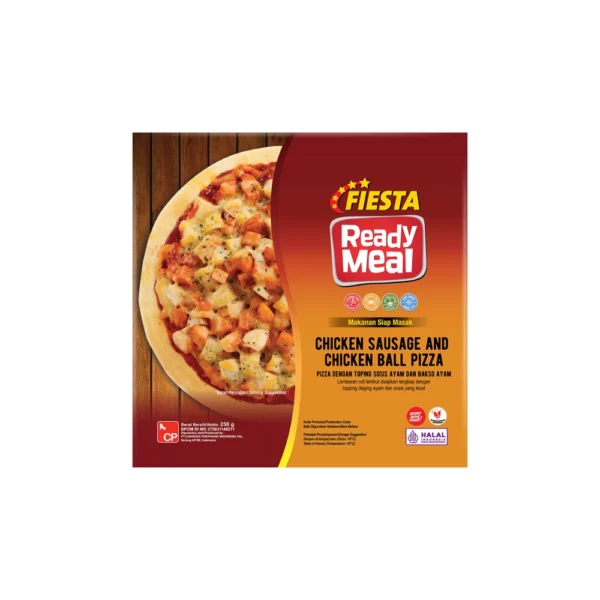 Fiesta RM Chicken Sausage and Chicken Ball Pizza